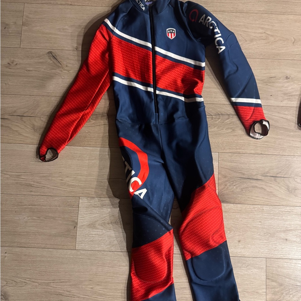 Artica Red and Blue Racing Suit